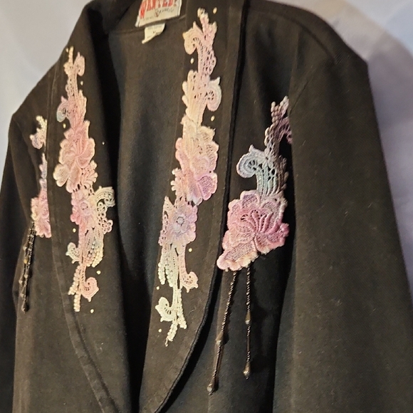 Rare Wanted By Beads Beautiful Ultra Stylish Cowgirl Glam Demure Sz M - Picture 5 of 8